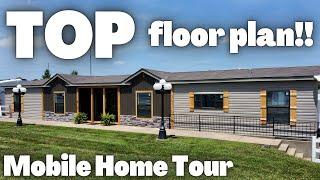 WOW, a TOP mobile home floor plan in the INDUSTRY! Prefab House Tour