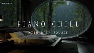 Gentle Piano Harmonies with Relaxing Rainfall ️ Perfect Music for a Stress-Free Night 