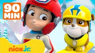 PAW Patrol | Baby Rubble übernimmt eine Schneerettung! | 90 Minuten | Nick Jr. Deutschland