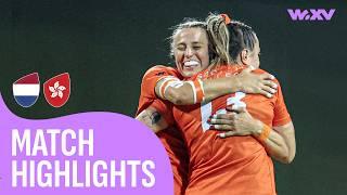 Getting their first ever WXV win | Netherlands v Hong Kong China | Highlights | WXV 3