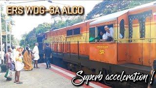 Amazing Acceleration | 13197 ERS WDG-3A ALCo gains max speed within 60 sec | Chirayinkeezhu