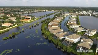 Flooding at Lorraine Rd and Palmer Blvd., Aug. 7, 2024