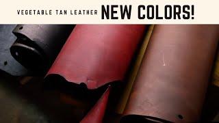 New Leathers for Strauss & Co | Vegetable Tan