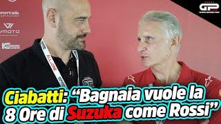 Ciabatti: "Per Bagnaia la 8 Ore di Suzuka significa ripercorrere le orme di Rossi"