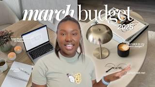 MARCH 2025 MONEY RESET | BUDGET WITH ME| & HOW MUCH I SPENT IN FEB