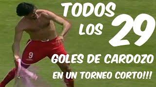 Los 29 goles de Jose Saturnino Cardozo en el apertura 2002