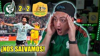 ¡AUSTRALIA CASI DEJA EN RIDÍCULO A MÉXICO! Reacciones México 2-2 Australia