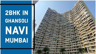 2BHK flat for sale in Ghansoli, Navi mumbai #  9619227846 # All amenities