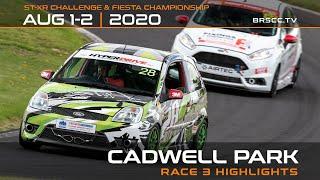 2020 Hyperdrive ST-XR Challenge & BRSCC Fiesta Championship racing with MRF Tyres - Cadwell Park R3