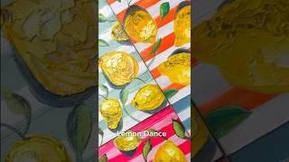 Colorful lemons  #oilpainting #artonyoutube #artforsale #etsyseller