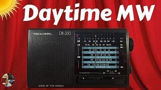 Realistic DX-350 Shortwave Radio Daytime MW