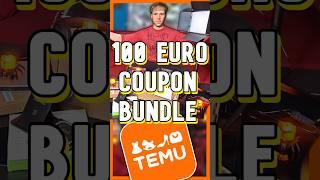 TEMU 100€ Coupon Bundle #shorts #temu