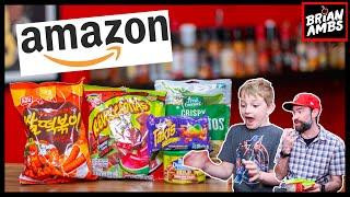 KID Vs. AMAZON'S SPICIEST SNACK SHOWDOWN!