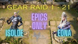 Watcher of Realms Gear Raid 1 - 21 Epics Only