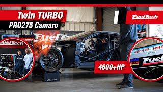 Twin Turbo PRO275 Camaro Makes Over 4600+WHP! | Lonnie Patrick