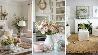 Soft and Neutral Spring Decor with Rustic Accents