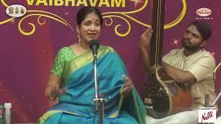 Vocal Concert of  Bharathi Ramasubban  – Mudhra’s NAVARATHRI VAIBHAVAM  - DAY 1