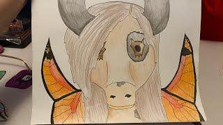 Timelapse Art: Butterfly Horse