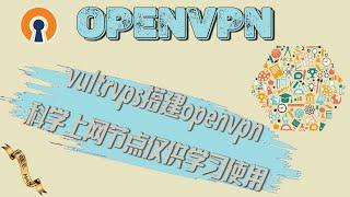 VULTR|搭建|OPENVPN|节点 仅供学习交流