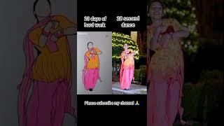 Gulabi sharara Artist Version. Original video by@nainikathanaya #sudipto_arts #flipbook #trending