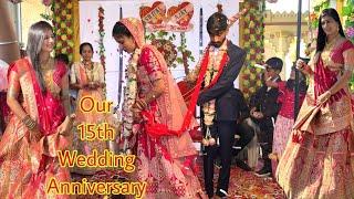 Sister ki wedding or hamare  15 years completed together #wedding