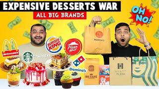 Expensive Desserts From Big Brands | Expensive Dessert War | Viwa Food World