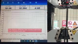 KASON introduction of operation video:hydraulic universal testing machine