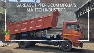 garbage tipper # hopper tipper dumper#tata 1012#bs-6 #M.K.TECH INDUSTRIES#OPEN TIPPER#BOX TIPPER