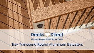 Trex Transcend Round Aluminum Balusters