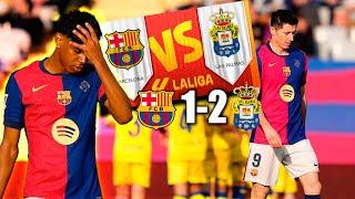 DERROTA del  BARCELONA vs LAS PALMAS 1-2  | LA LIGA 2024