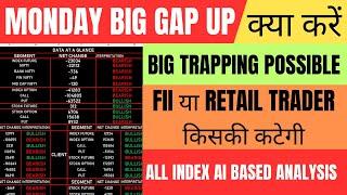 FII F&O Data Analysis For Monday | Nifty Prediction  |Bank nifty Analysis |Option chain Analysis