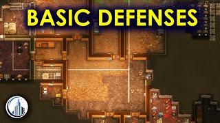Building A Basic Defense For A Small Colony In RimWorld | Lawman