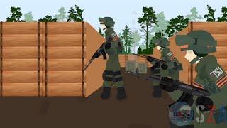 Russia vs Ukraine | Trench Battle | StickNodes Animation