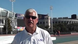 LSU Sprinters Practice