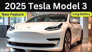 "2025 Tesla Model 3 Full Review – New Features and Improved Range Battery Life!"