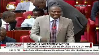 Gachagua Impeachment Motion: We are dealing with a black man with a black heart- Kimani Ichungw’ah