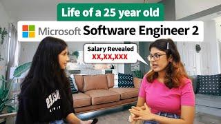 I went to the House of a Microsoft Software Engineer | Life at Microsoft |SDE Roadmap, Salary, Perks