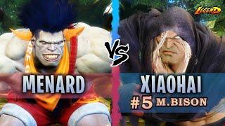 SF6 ▰ Blanka ( MenaRD ) Vs. Ranked #5 M.Bison ( Xiaohai ) 『 Street Fighter 6 』