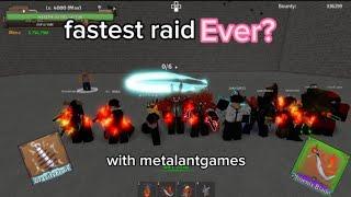 The FASTEST Raid (king legacy)