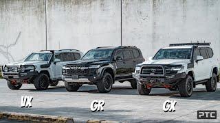 3x 300 Series Landcruisers!! GX, VX & GR Walk through