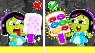 Liam Family USA | Ice cream with colorful lollipops | Family Kids Cartoons