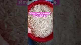 Almoço simples da mãe solo rotina do dia #maesolo