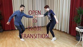 Lindy Hop: Transition from open to closed and how to make a nice swivel