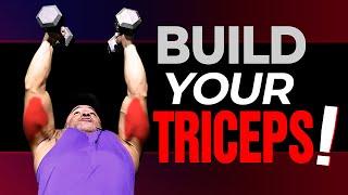 How To Build Your Triceps With Dumbbells ONLY (4 Best Exercises!)