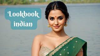 [4K] AI ART indian  Lookbook Model Al Art video - AI Saree