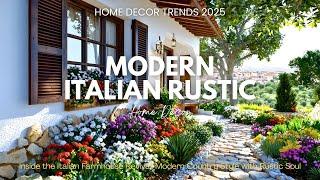Modern Rustic Decor Meets Italian Elegance: Reimagining the Timeless Farmhouse Style