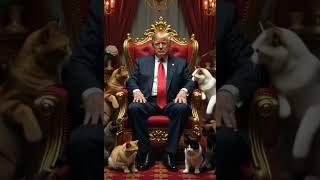 Trump’s Shoulder Cats Take Over the Throne 