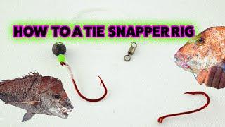 Snapper Rig How To Tie Your Fishing Rigs Snell Hooks Step By Step