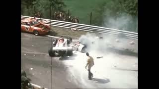 1976 niki lauda's crash at Nurburgring