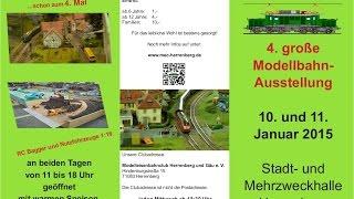 Zugsichtungen / Modellbahn / N CLUB INTERNATIONAL - Modul-Treffen / Herrenberg 2015-01-10 HD